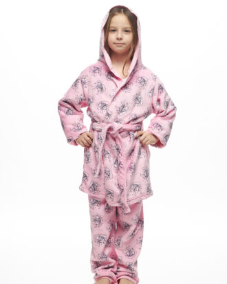 Ρόμπα παιδική κορίτσι φλις Galaxy 859-25