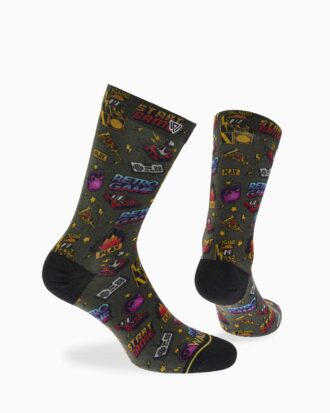 Ανδρικές κάλτσες Walk 360° seamless print BAMBOO με σχέδιο printed S500-28