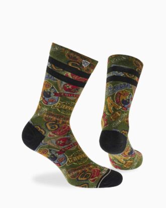 Ανδρικές κάλτσες Walk 360° seamless print BAMBOO με σχέδιο printed S500-30