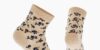 W133-12 Βαμβακερές ημίκοντες κάλτσες με σχέδιο