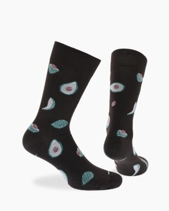 Κάλτσες Walk BAMBOO ανδρικές με σχέδιο AVOCADO W304-45 16 καφέ