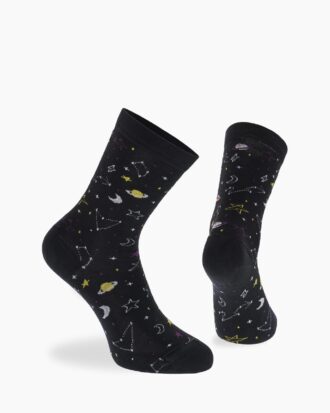 Κάλτσες Walk BAMBOO γυναικείες με σχέδιο W331-13 02 μαύρο