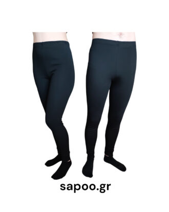 Βαμβακερό ισοθερμικό κολάν Thermal Kaza βαμβακερό unisex μαύρο