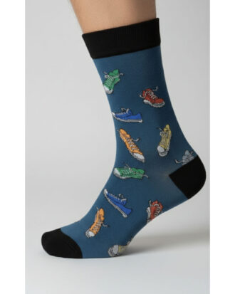 ΠΟΥΡΝΑΡΑ με σχέδια 100% βαμβάκι κάλτσες pournara fashion 3738-3