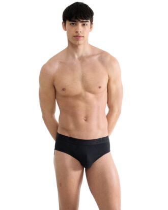 SLOGGI BASE SOFT BRIEF σλιπ TENCEL Modal slip ΔΥΑΔΑ 0004 μαύρο