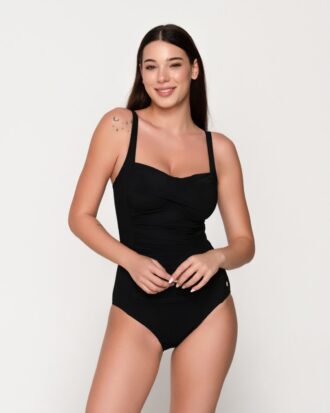 Γυναικείο ολόσωμο μαγιό LUNA Blue Sense με ελαφριά ενίσχυση LUNA 92068 μαύρο