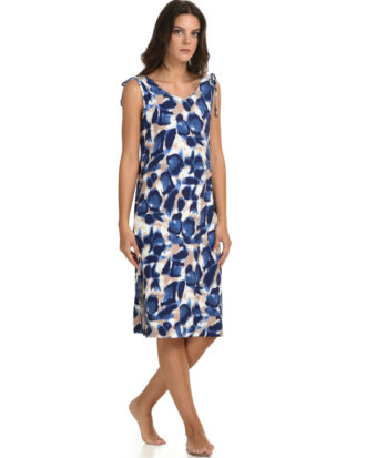 Φόρεμα Primavera χωρίς μανίκι viscose Π180 εμπριμέ