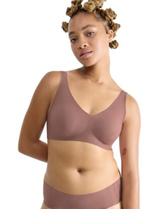 Μπουστάκι SLOGGI Zero Feel 2.0 Bralette χωρίς ραφές seamless 1141 Cacao κακάο