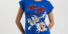 4857 Γυναικεία πυτζάμα με κοντό μανίκι TOM & JERRY