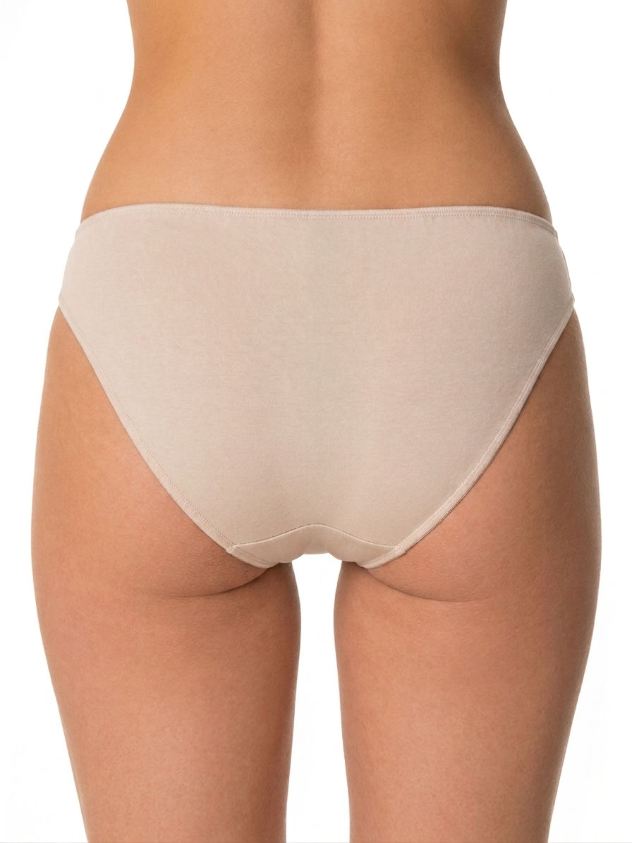 Γυναικείο Βαμβακερό Σλιπ Basic / High-Leg FAY 313 ΜΠΕΖ