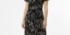 Γυναικείο Φόρεμα Jersey με Abstract Μοτίβο – 5549-066 Μαύρο